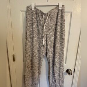 Susan Graver Lifestyle Gray Knit Lounge Pants - Large